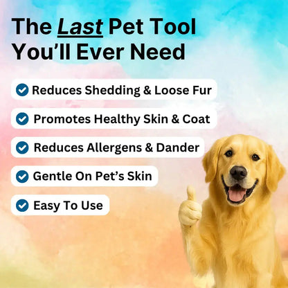 Genus™ Pet DeSeddng Brush - The GroomPro